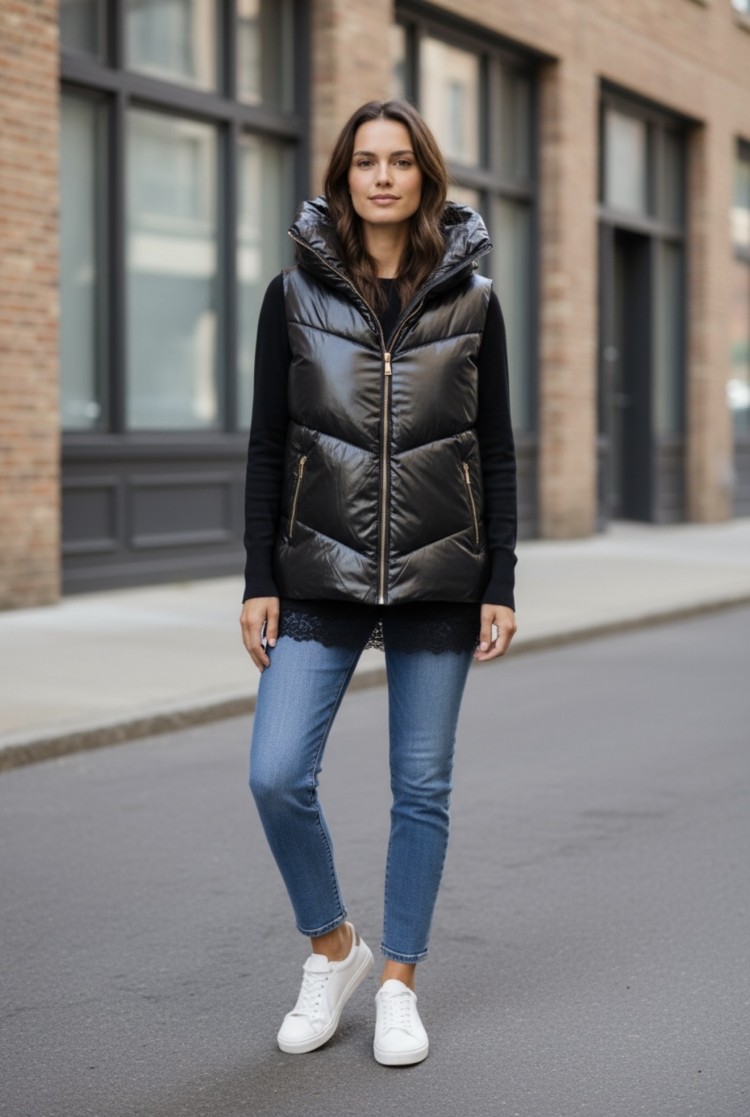 Giubbotto smanicato donna Yes-Zee