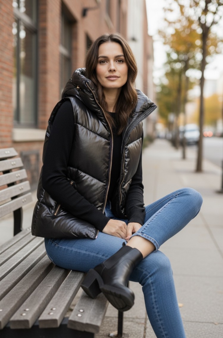 Giubbotto smanicato donna Yes-Zee