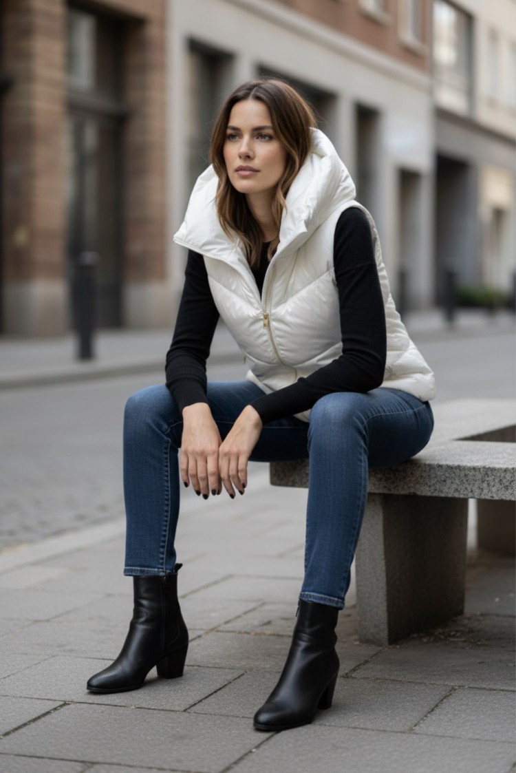 Giubbotto smanicato donna Yes-Zee