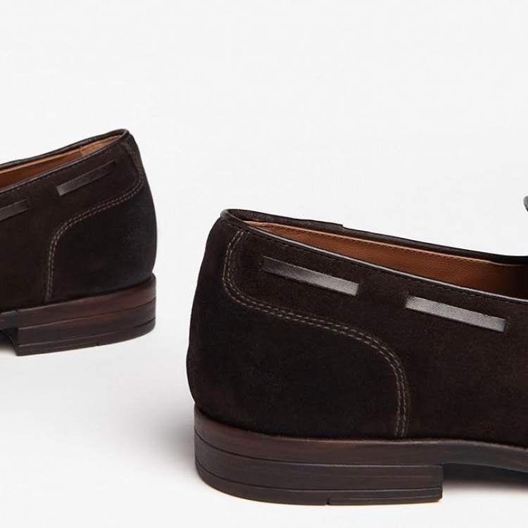 Mocassini Uomo in camoscio NeroGiardini