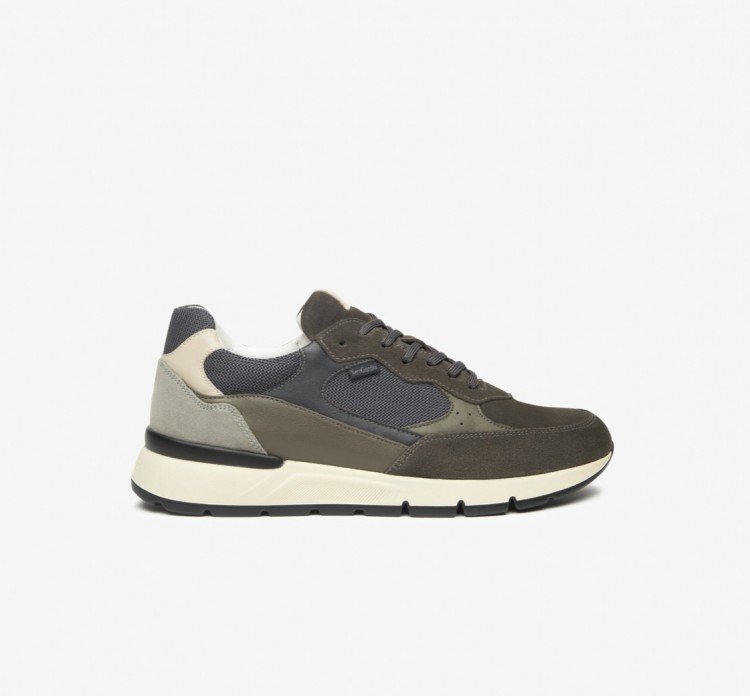 Sneakers uomo in camoscio