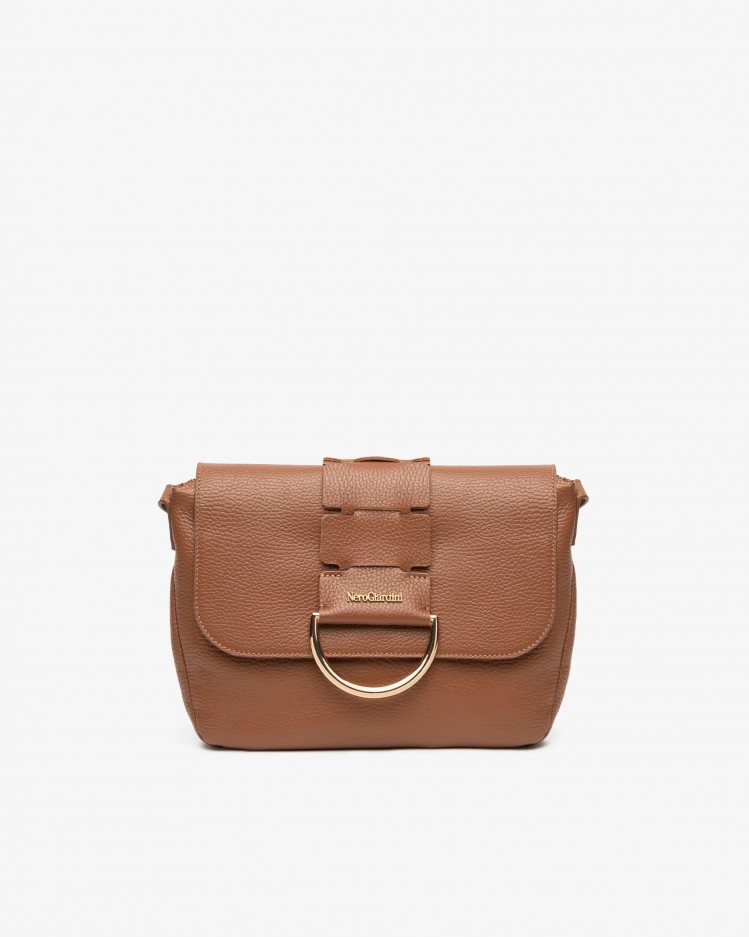 Borsa vera pelle NeroGiardini a tracolla