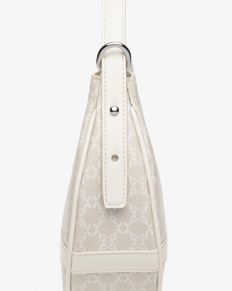 Borsa hobo NeroGiardini logata