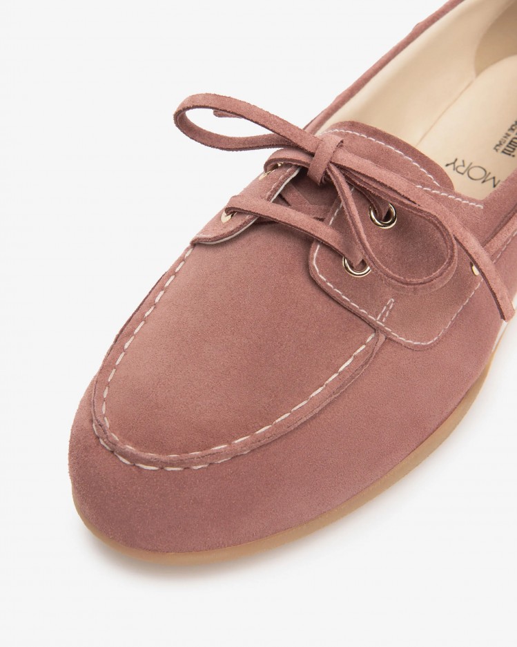 Barchetta scamosciata NeroGiardini