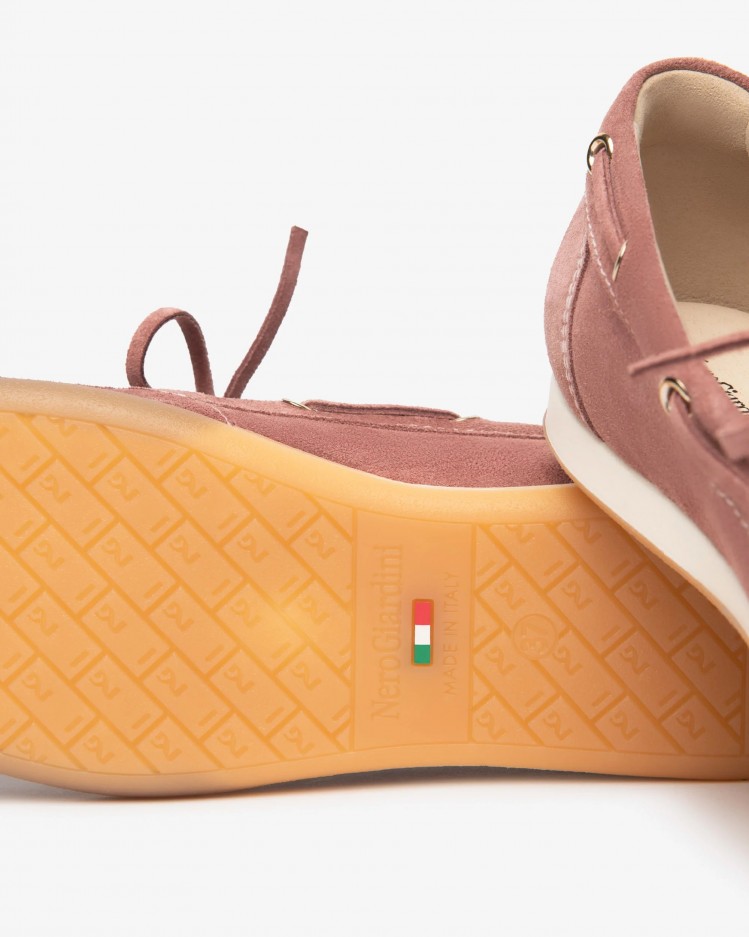 Barchetta scamosciata NeroGiardini